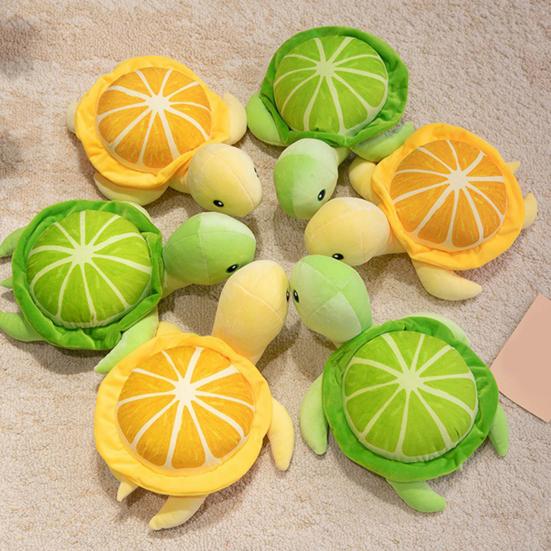 Lemon Turtle Plush Toy Ultra Soft Stuffed Animal Child-friendly Sleeping Toys Stress Relief Huggable Pal