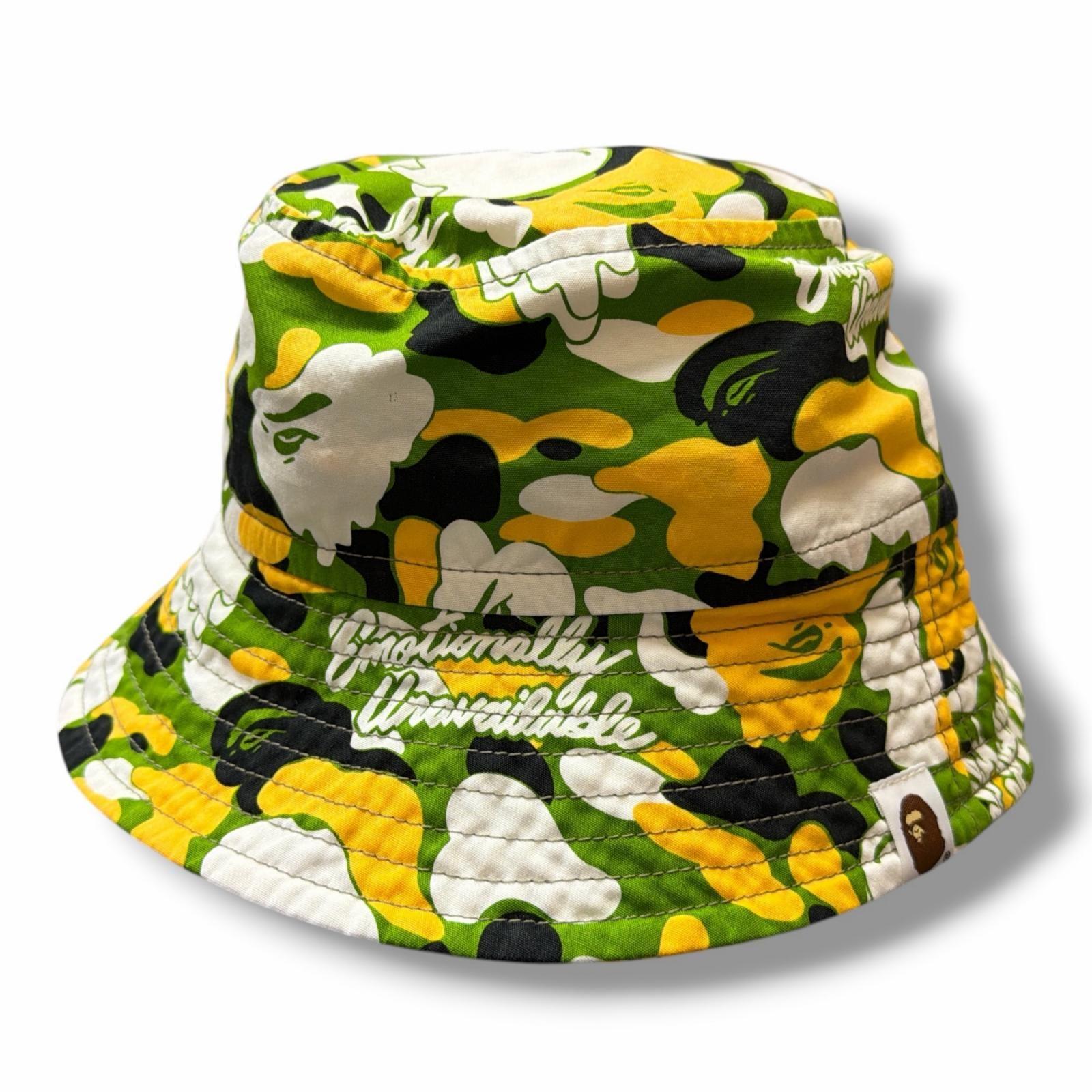 Used Unused A BATHING APE Emotionaly Unavailable EU APE ALOHA BUCKET HAT Aloha Bucket Hat Hat Abathing Ape EU-MK8-0000-C14 Multicolor O/S