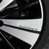 4Pcs/set Sports Car Stickers Font Auto Door Rims Wheel Hub Racing Decal Exterior Car Body Sticker Auto Decoration Accessories