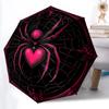 1pc Spider Web Automatic Folding Umbrella   Compact 8 Rib Design, Durable Iron Frame for Travel, Outdoor,  A0920080