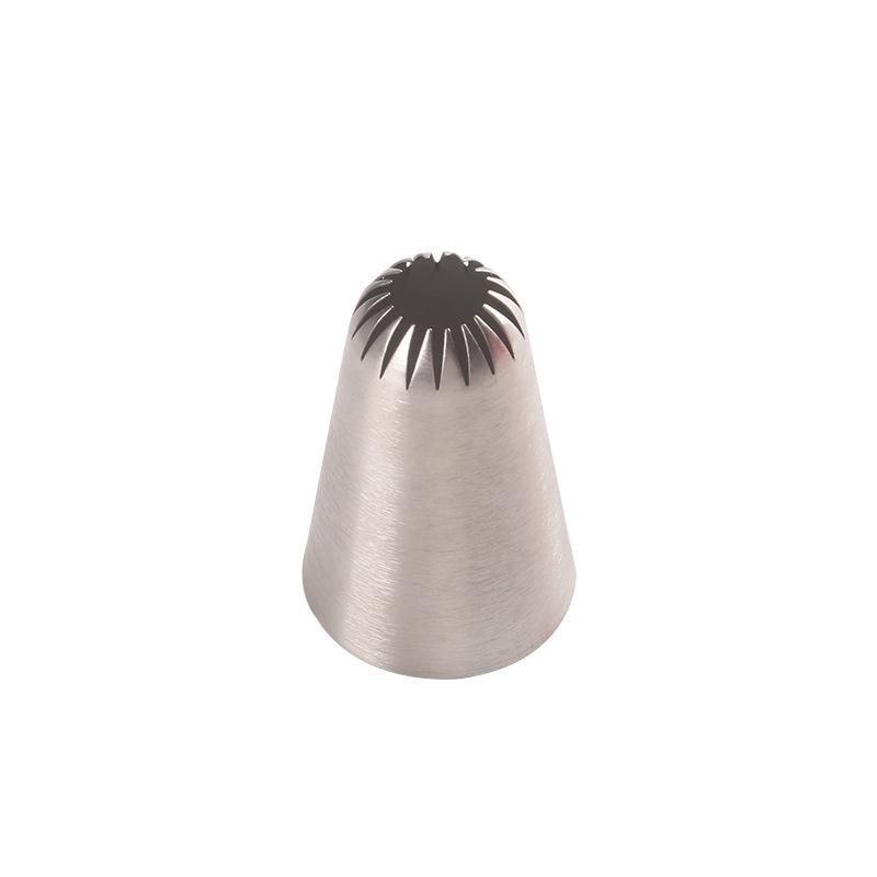 18-Tooth Stainless Steel Cookie & Meringue Piping Nozzle