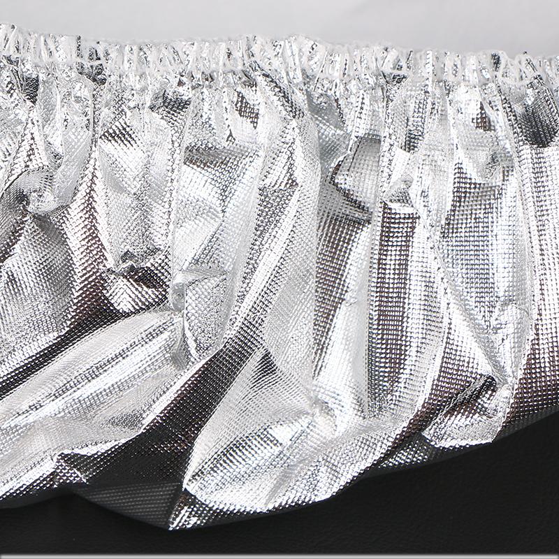 Car Steering Wheel Sun Shade Cover Thick Sunscreen Insulation Accessories Sun Protection Foldable Anti-Uv Silver Coated Cloth