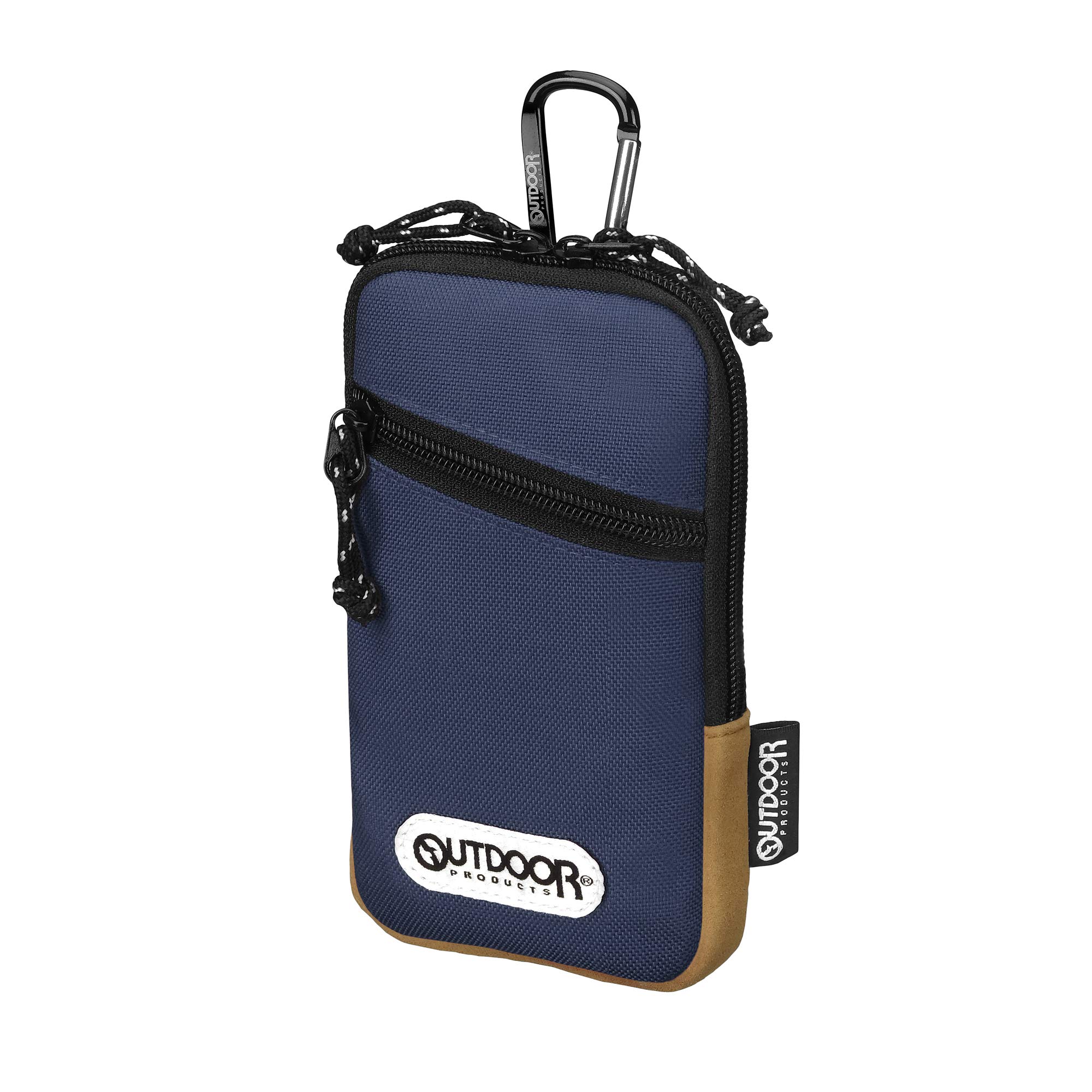 

Hakuba OUTDOOR PRODUCTS Smartphone Pouch Navy with Carabiner and Belt Compatible with iPhone 12 PRO 8 Galaxy Galaxy Z Google Pixel Mi 11 Lite Xperia