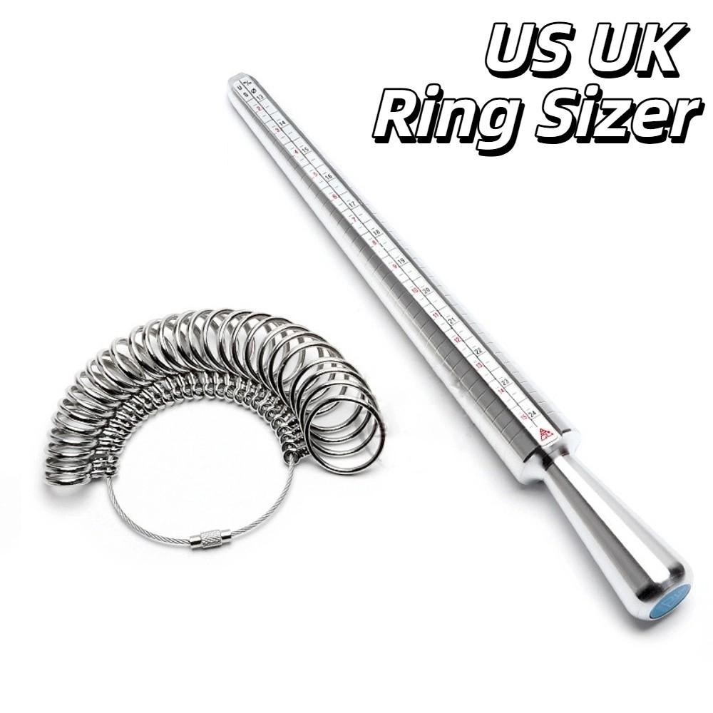 Accurate Measurement Ring Measurement Tool Finger Ring Gauge Kit  Jewelry Sizing Measuring