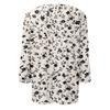 3/4 Sleeve Shirts For Women Cute Print Graphic Tees Blouses Casual Plus Size Basic Tops Pullover