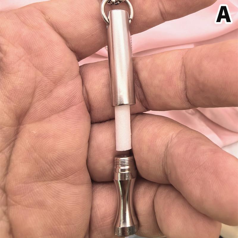 Inhalateur d'Aromathérapie Pour Huile Essentielle, Bâton Inhalateur Pour Arrêter de Fumer, Diffuseur Personnel en Bois Pour Huiles Essentielles Avec 3 Pa