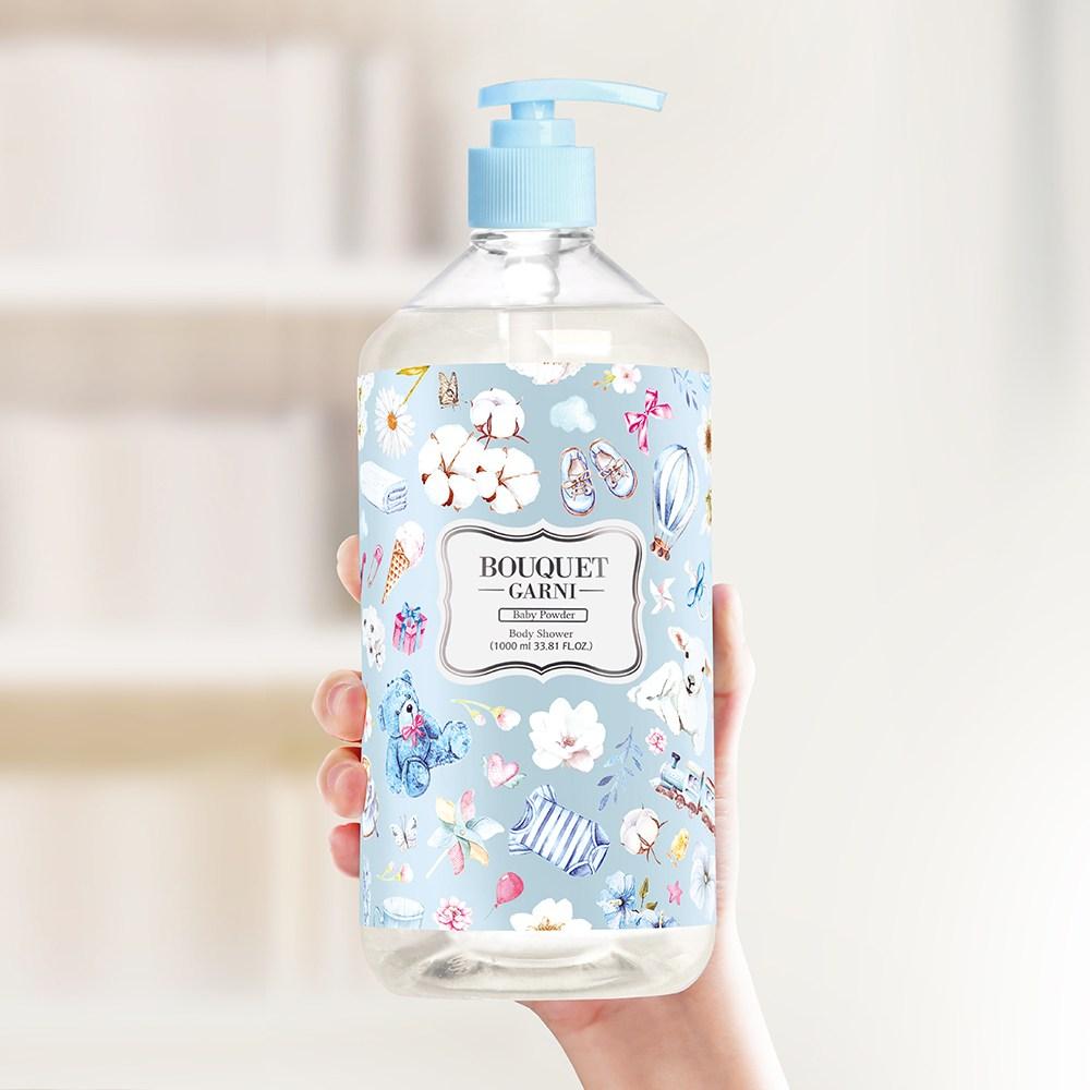 Bouquet Garni Body Wash Baby Powder, 1L, 2 Units