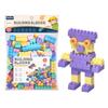 Macaron Pvc Card Head Bag, Kindergarten Baby Hands-On Brain Puzzle Building Block Toy