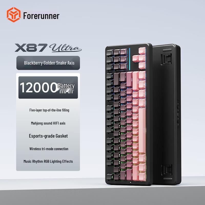 

EWEADN X87S/Ultra Tri-Mode Gasket Hot-Swappable Mechanical Keyboard