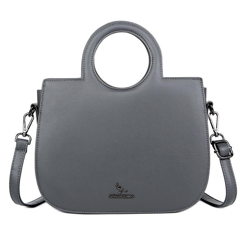 Borsa a Mano Anello Vintage Borsa a Spalla Semplice All-in-one Borsa Tote Grande Capacità Borsa a Tracolla Piccola Senso Avanzato