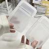 Plastic Card Film Storage Box Transparent Photocard Collection Case Flip Lip Card Holder Box  DIY