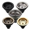 Kitchen Acces High-Quality Kitchen Sink Stainless Steel Dish Drainer Strainer Stopper Combo Kit Drainage Waste Set SUS304 Filter