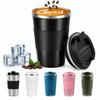 Creative 304 Stainless Steel Car Coffee Thermos Cup - Portable Business Gift