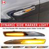 2Pieces LED Dynamic Side Marker Turn Signal Light Sequential Blinker Lamps For Ford Mondeo 4 Mk4 BA7 2007-2015 Car Accessories