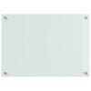 Kitchen Backsplash 2 pcs White 70 x 50 cm Tempered Glass