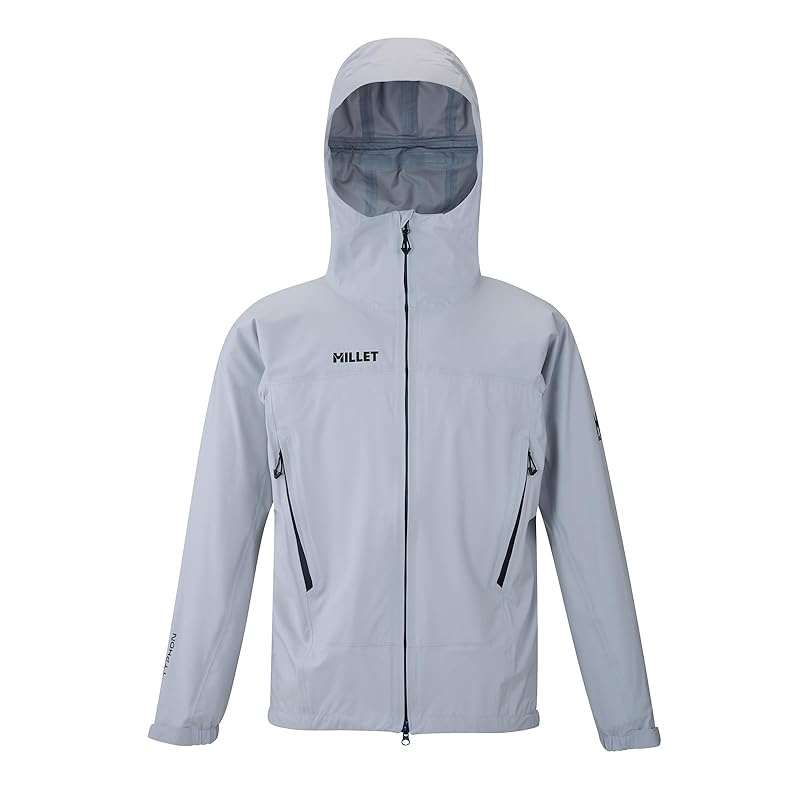 

[Millet] waterproof jacket Typhon stretch jacket MIV03168 men s Shark (NEW) LOGO) XL
