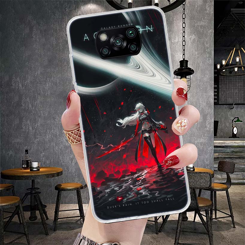 

Чехол для телефона Honkai Star Rail Acheron для Xiaomi Redmi 15C 15 13C 13 Poco X5 X6 X7 F7 Ultra M7 12C 12 10 10C 9C 9A 9T 9 Fundas Poc Redmi 12C