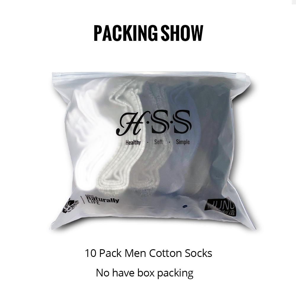 10Pairs/Lot Business Men's Cotton Socks New Style Black Casual Socks Soft Breathable Summer Winter Long Socks Plus Size (7-14)