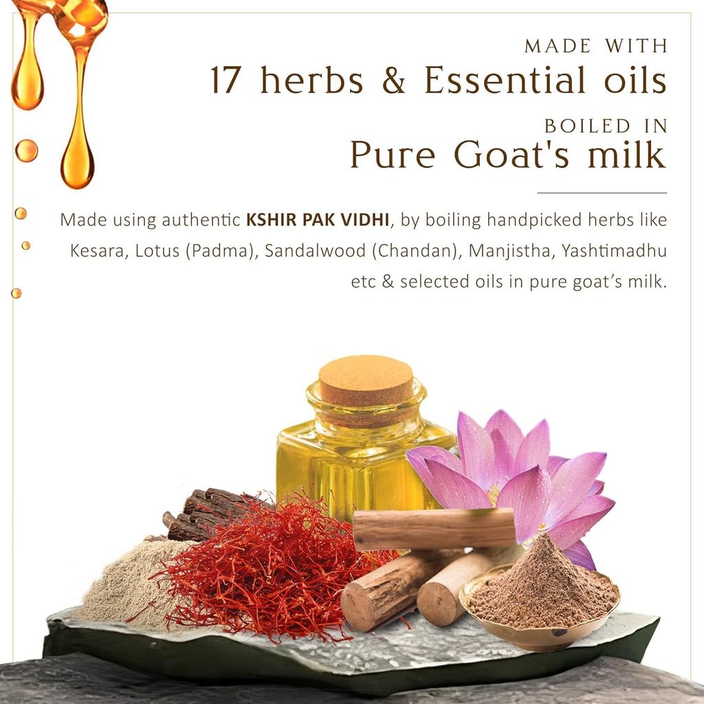 SESA Kumkumadi Gesichtsöl 15ml Für Strahlende, Leuchtende Haut Hydratation Anti-Aging Aufhellendes Serum Für Fahle, Trockene Haut Alle Hauttypen