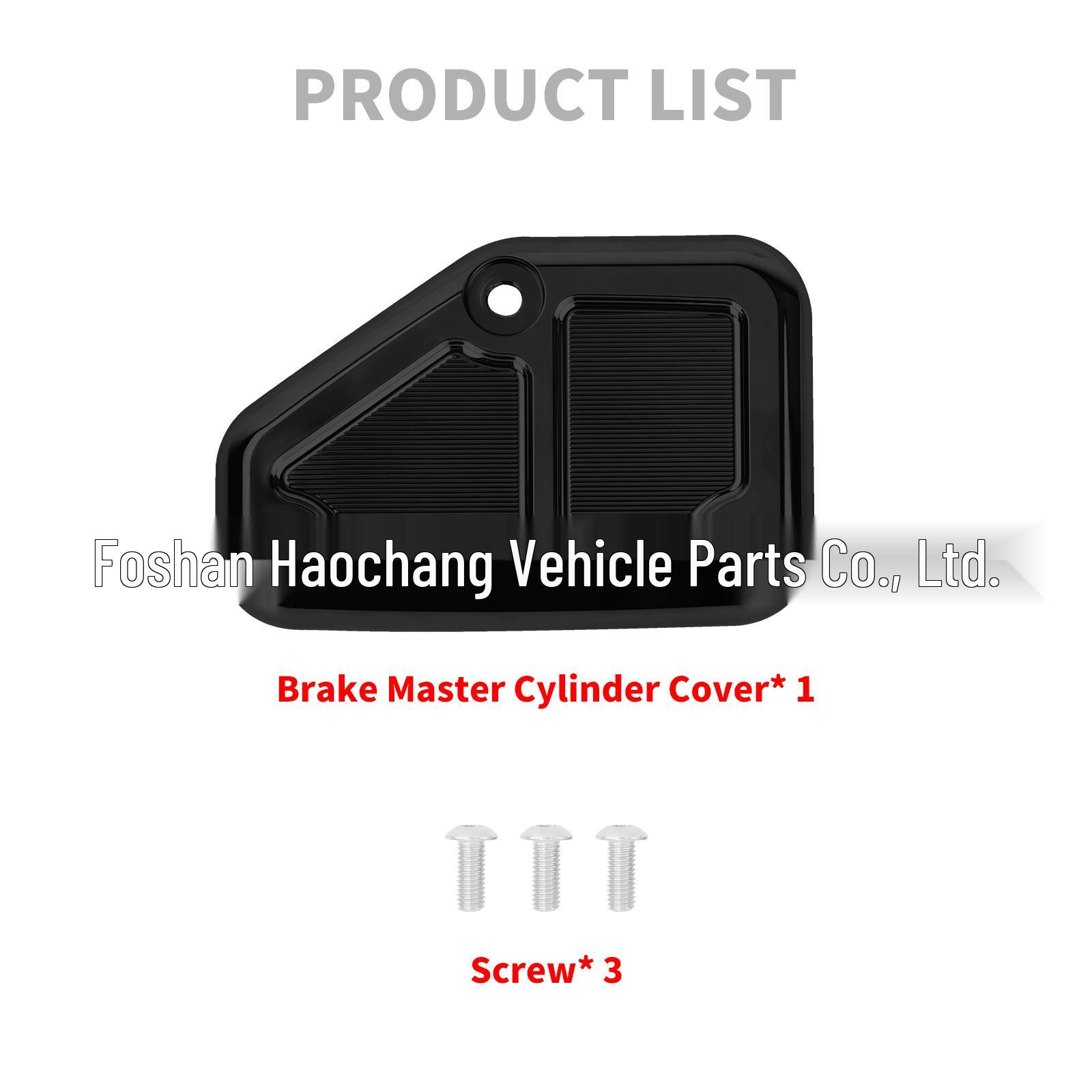 Harley Glide Brake Pump Cover for Post- 23 FLHX Road Glide