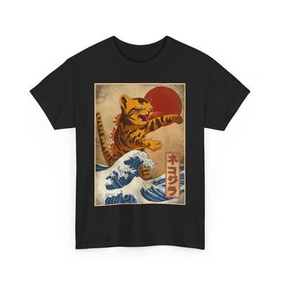 Catzilla Tshirt | Catzilla Shirt | Catzilla T-shirt | Funny Black Cat Shirt | T