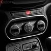 Car Center Console Air Condition Switch Button Panel Cover Trim For Jeep Renegade 2014 2015 2016 2017 Matte Interior Accessories