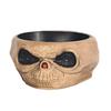 Conjunto de Tigelas de Doces de Halloween com Olho Assustador Crânio Elétrico Tigela de Frutas Ornamento para Casa