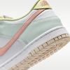 Kids' Sneakers Nike Dunk Low GS 'White Barely Green Orange Pink'