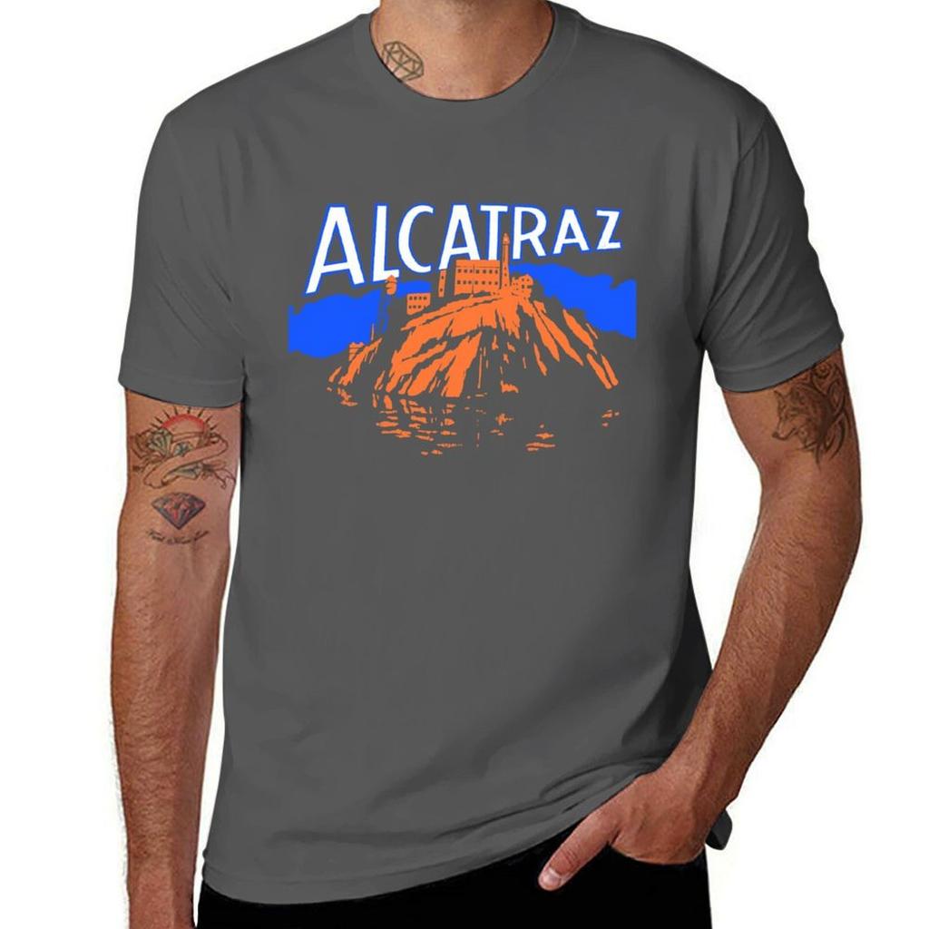 Alcatraz Tshirt Trendy Print Short Sleeve Tshirt
