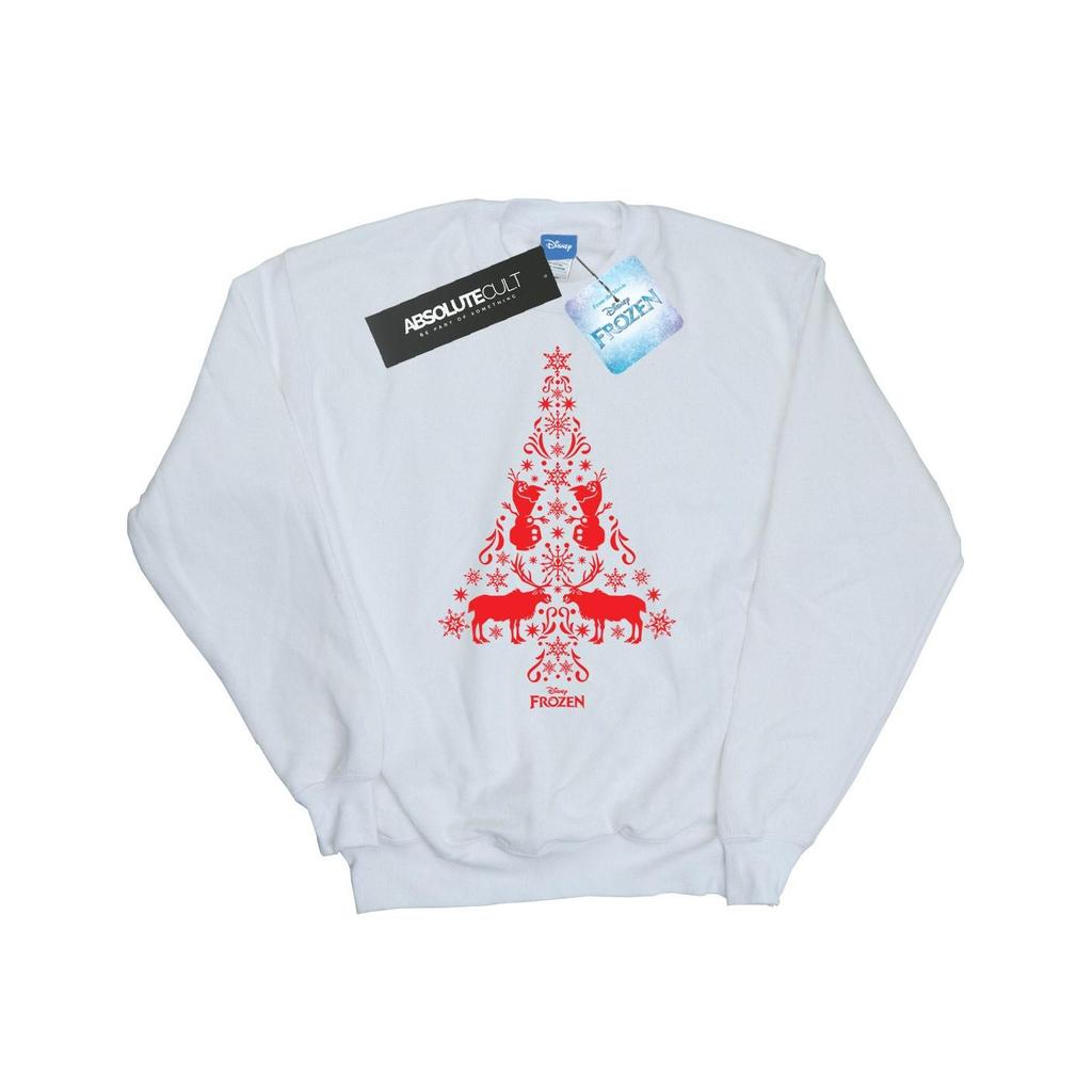 Disney Mens Frozen Christmas Tree Sweatshirt