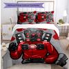 Skibidi Toilet Printed 3PCS Bedding Set Soft Breathable Duvet Cover Pillowcases Set Washable Bedroom Decor Home Gift