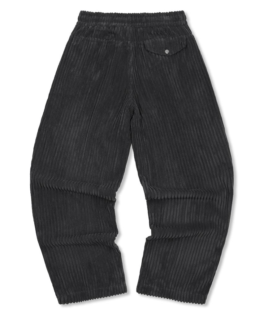GLACK Gp152 Big Corduroy Easy Pants (Black)