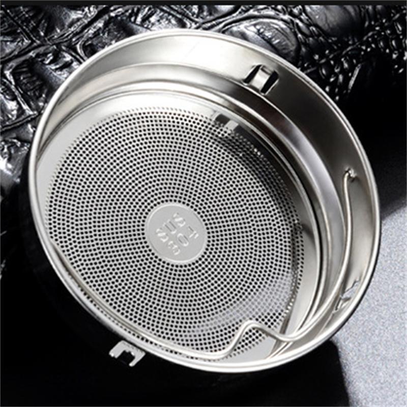 Leakproof Glass Tea Bottles With Infuser Stainless Steel Double Walled Bottle Portable Travel Drinking Lemon Water Cup