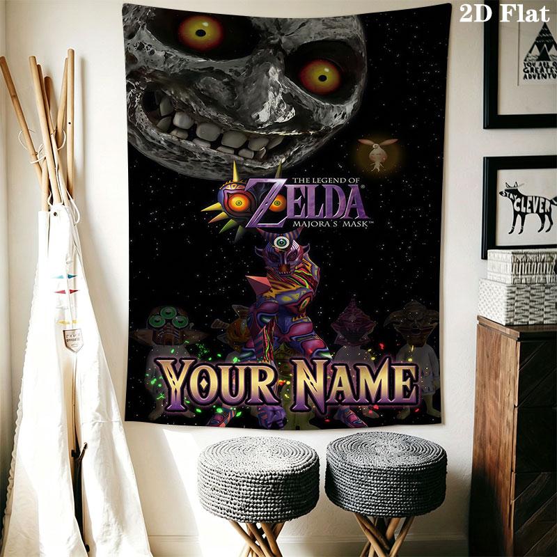 Custom Game Wall Hanging Printed Fabric Blanket Decorative Tapestries for Bedroom Living Room Home Decor