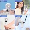 Neues Modell Handlicher Mini Faltbarer Elektrischer Ventilator mit Verstellbarem Nackenband und Digitalanzeige. Schlafsaal Nacken-Kleiner Ventilator mit Digitalanzeige.