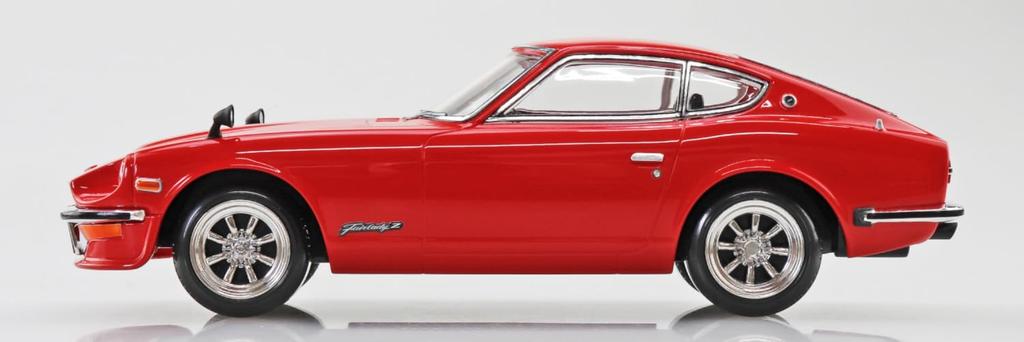 Aoshima Bunka Kyozai Rakupla Snap Kit Nissan S30 Fairlady Z Custom Red Plastic Model Co., Ltd. (AOSHIMA) 1/32 No. 15CU-RD Pre-Colored (Automobile)