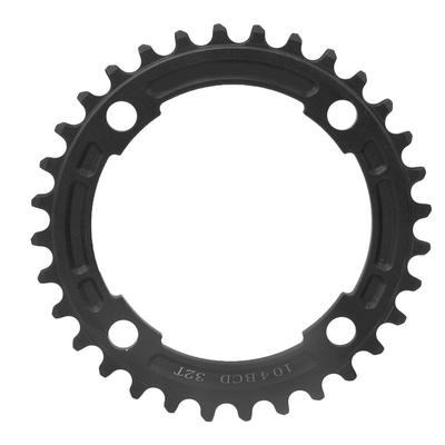 Aluminum Alloy Bike Single Disc Positive & Negative Teeth Chainring 104BCD for Mountain Bicycle(32 Teeth )