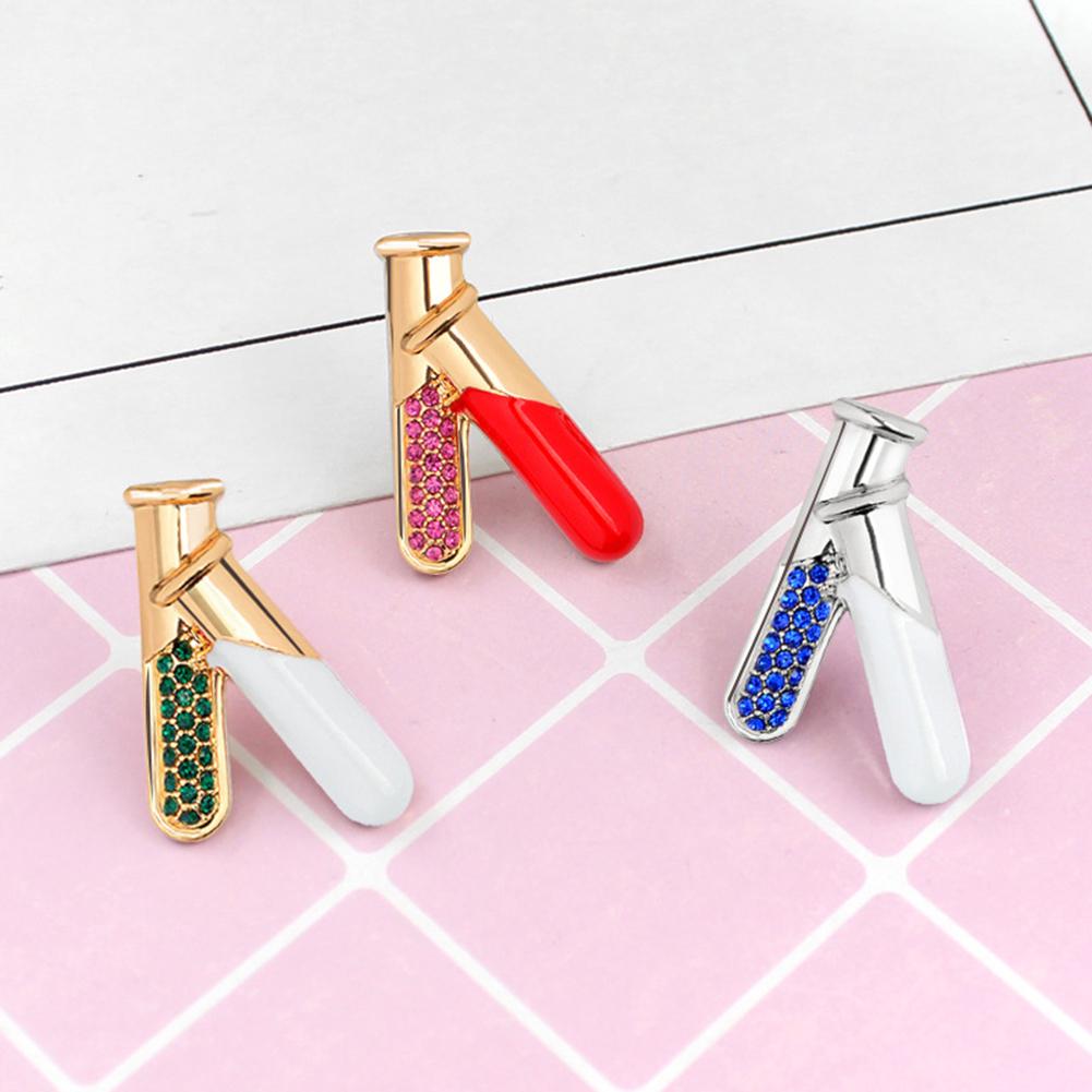 Moda Emaye Tüp Kakma Broş Pin Tıbbi üst Aracı Doktor Hemşire Rozeti