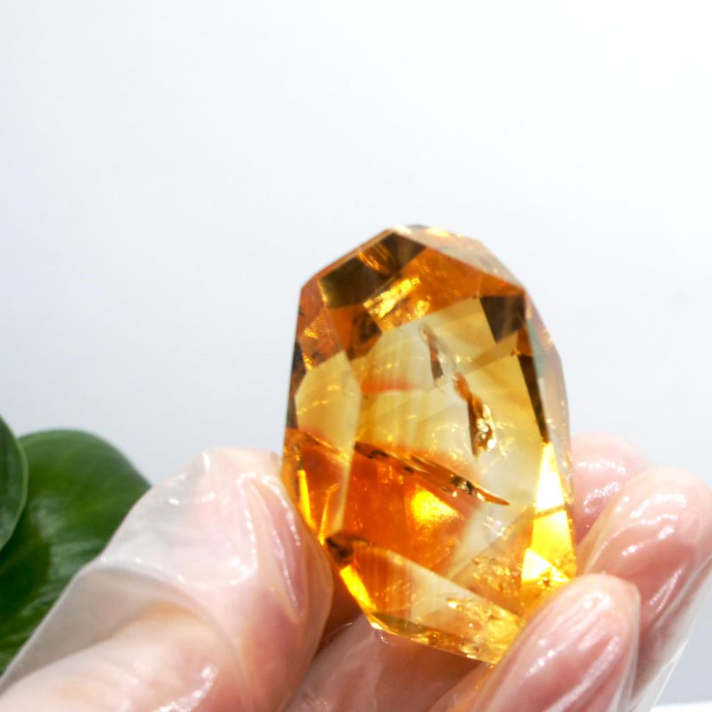 Citrine Natural Quartz Carefully Mineral Feng Good Decorative New Ornament [TANAKA YA] Crystal, Selected, High-Quality, Fortune-Bringing,