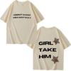 Tate McRae It's Ok I'm Ok Print T-Shirt Herren Damen Oversized 100% Baumwolle Kurzarm Sommerdruck Unisex Übergröße Tops