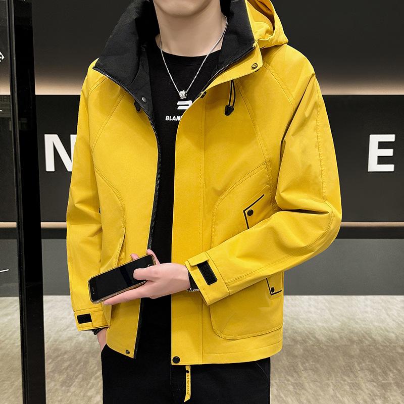 Men's Stylish Windbreaker: Hipster American Outdoor Casual Jacket for Spring & Autumn