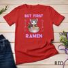 Ramen Cat Japanese Kawaii Anime Purple Style Unisex T-shirt 6