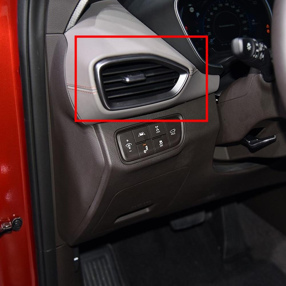 Carbon Fiber Cover Trim 2019-2025 ABS Accessories For Hyundai Santa Fe L&R Vent Vent Trim Brand New High Quality