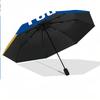Olympique Marseille FC Automatic 3‑Fold Umbrella 8‑Rib Windproof Folding Umbrella Sun Rain Protection For Outdoor Travel Daily Use