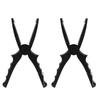 Fishing Pliers ABS Fish Clamp Grip Catch Release Tool Fish Body Holder Tongs ScissorsBlack