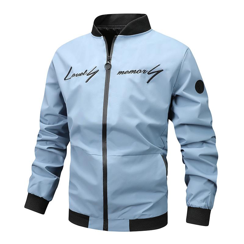 Men's Spring and Autumn Top Korean Style Trendy Men's Baseball Suit Spring New Men's