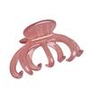 And Chic Stylish 4mm Acetate Hair Claw Clip With Elegant Gold Accents