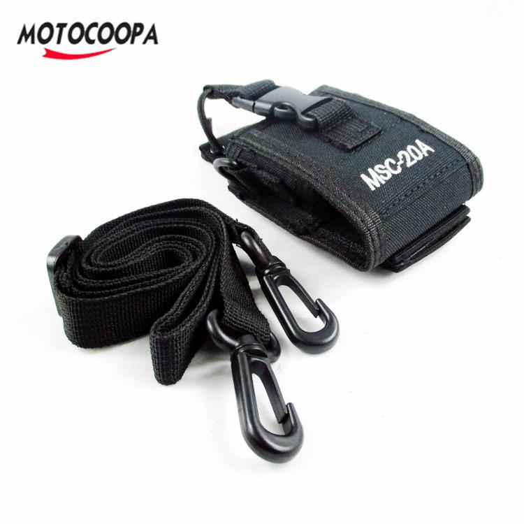 Universal Nylon Walkie-Talkie Waist Case MSC20A - Adjustable and Protective for Multiple Models