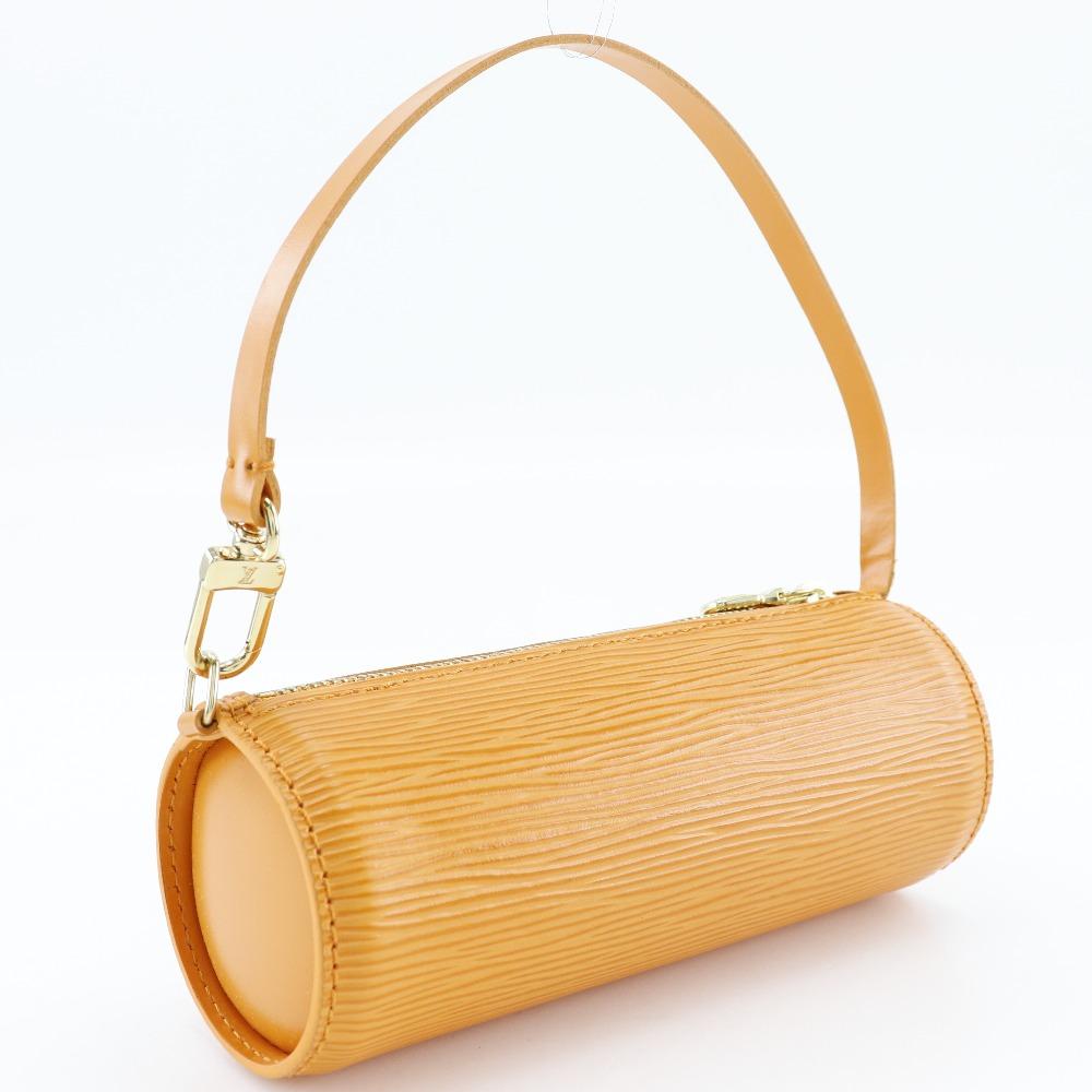 Louis Vuitton Soufflot Handbag M5222H Mandarin Orange Epi Leather Women Used