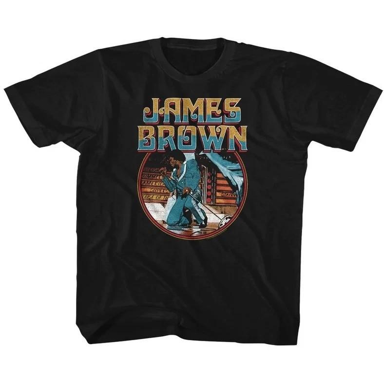 James Brown Kneel Circle Black Youth Unisex T-Shirt All Size S-5XL BL1747 M